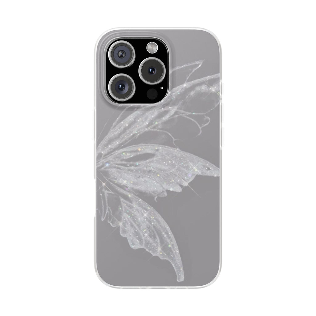 Elegant Butterfly Flexi Cases, Phone Cover, Protective Shell, Gifts for Her, Customizable Phone Cases, Floral Butterfly Design
