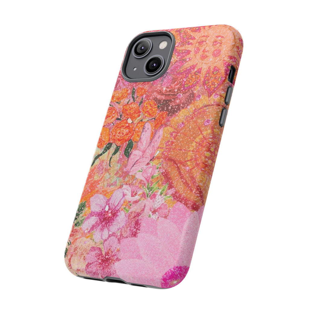 Bohemian Aesthetic Colorful Floral iPhone Case