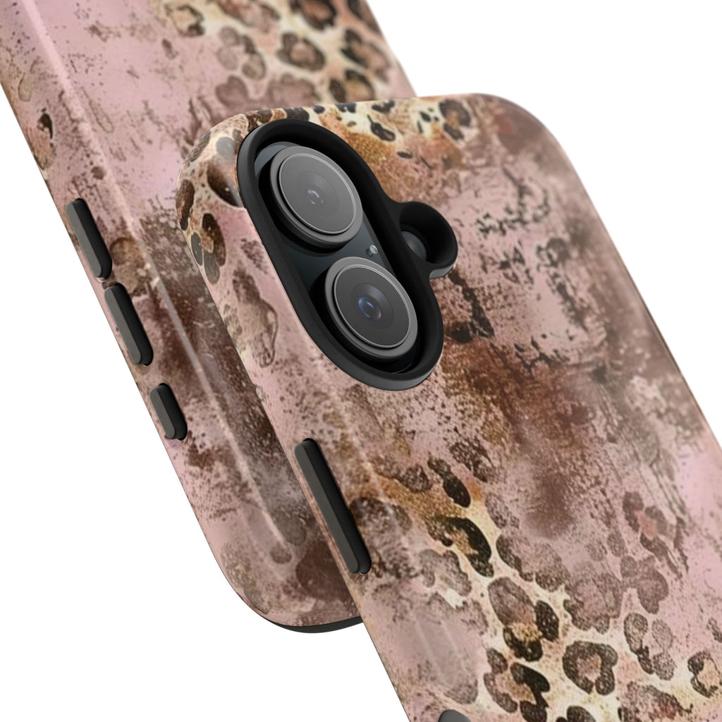 Abstract Cheetah Tough Phone Cases