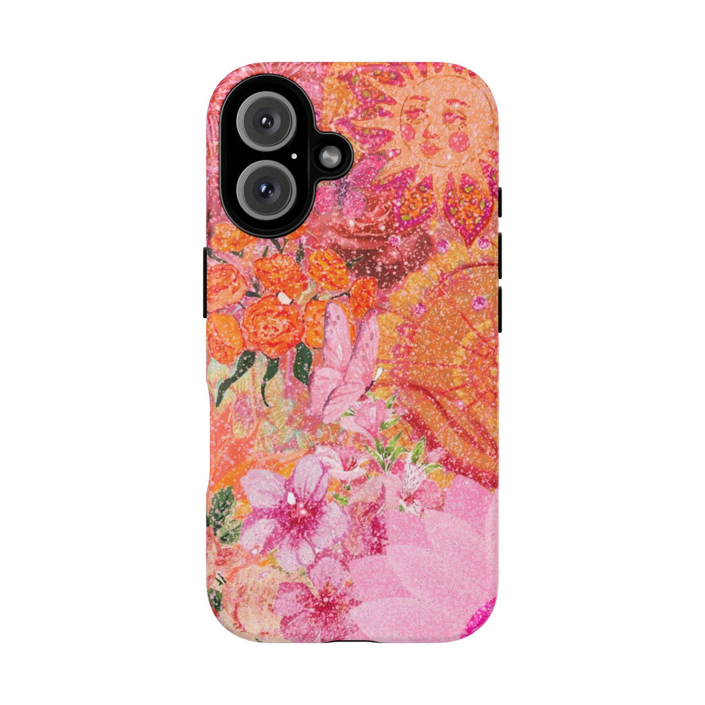 Bohemian Aesthetic Colorful Floral iPhone Case